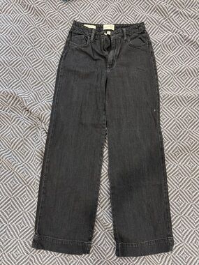 Black Wide-Leg Women’s Jeans high rise universal thread